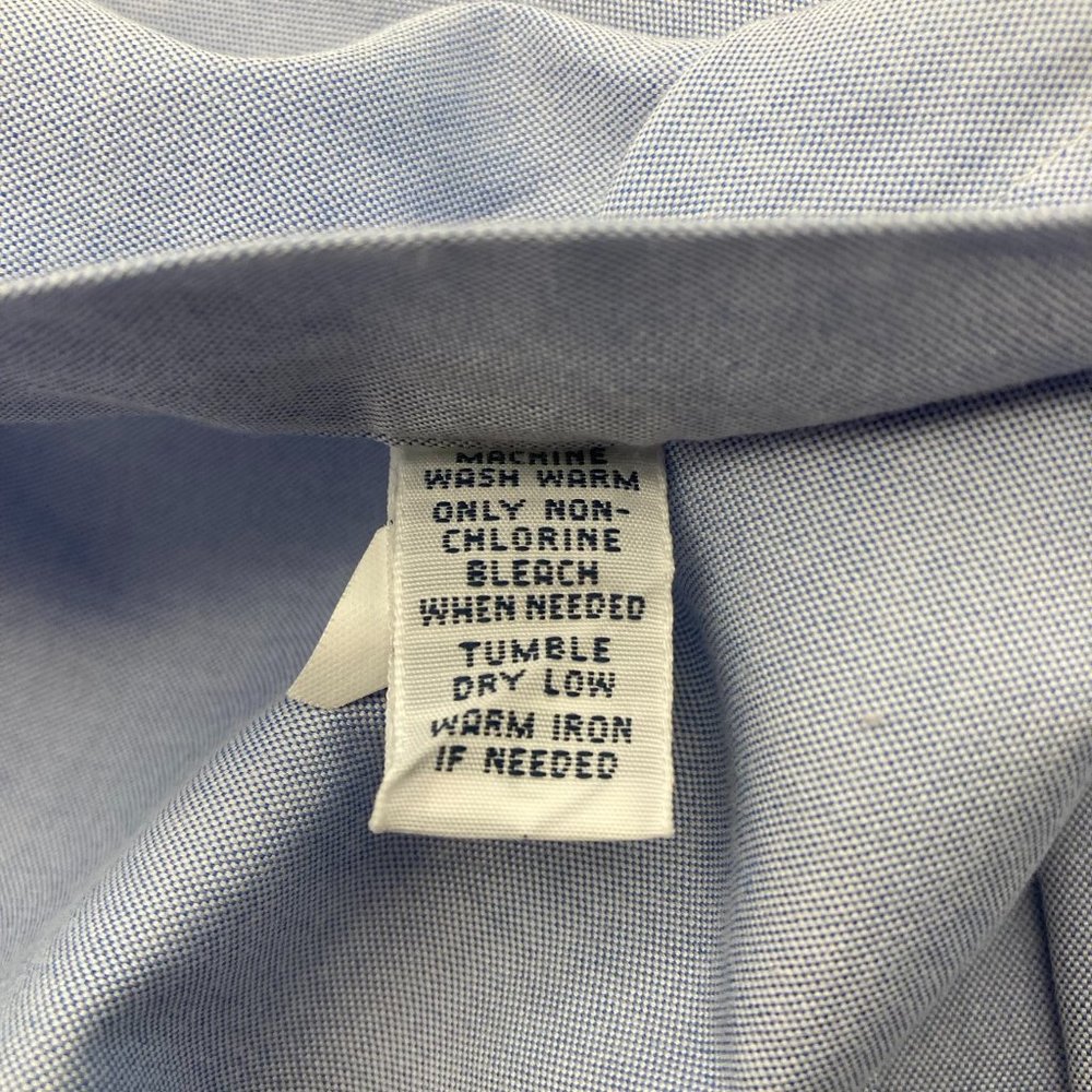 Ralph Lauren Classic Fit Blue Button Down Shirt, Size 18/36-37 - Picture 4 of 6